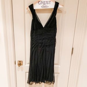 Elie Tahari silk black dress size 10